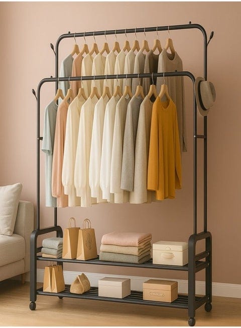 3-in-1 Heavy-Duty Garment Rack