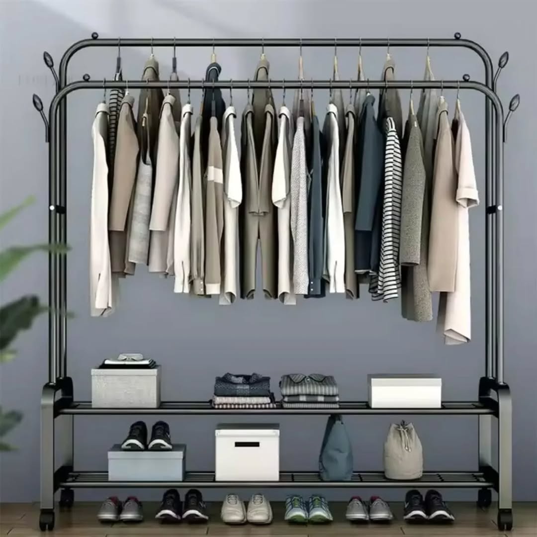 3-in-1 Heavy-Duty Garment Rack
